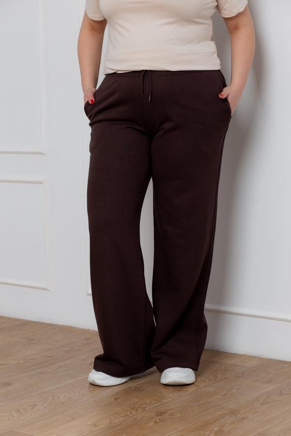 Штаны женские AKSAN L Коричневый (23.2196_brown_46(L)) - фото 1 Штаны женские AKSAN L Коричневый (23.2196_brown_46(L)) - фото 1