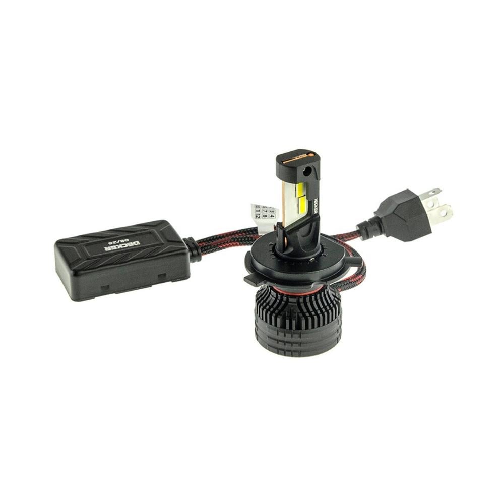 Лампа светодиодная Decker LED PL-08 H4 H/L 13000Lm 5000K CanBus (НФ-00009662)