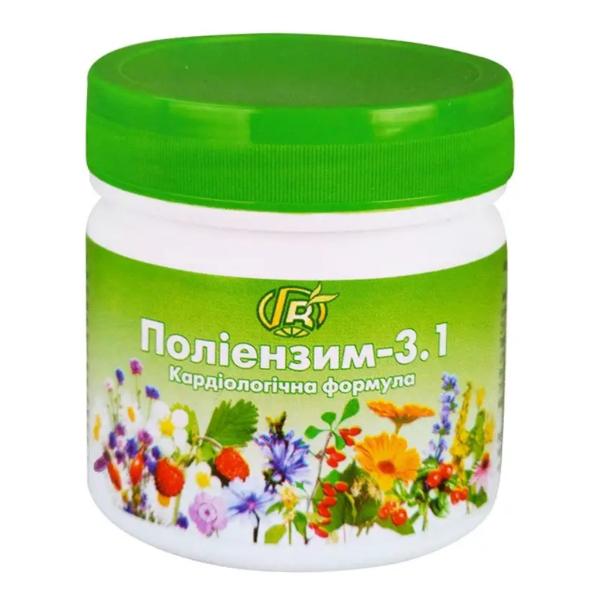 Комплекс для профілактики серця Green Visa Поліензим-3.1 Кардіологічна формула 280 г 112 порцій (000027803)