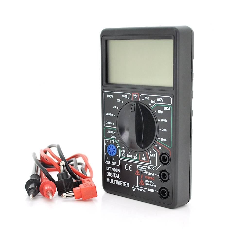 Мультиметр DT-700B вимірювання V/A/R/T Q100 126 г 125х68х25 мм (31817)