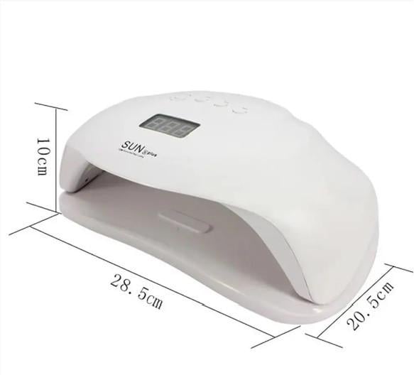 Лампа для маникюра Sun X Plus LED/UV на две руки для сушки сенсор/таймер/дисплей съемное дно 72 Вт (13044149) - фото 3 Лампа для маникюра Sun X Plus LED/UV на две руки для сушки сенсор/таймер/дисплей съемное дно 72 Вт (13044149) - фото 3