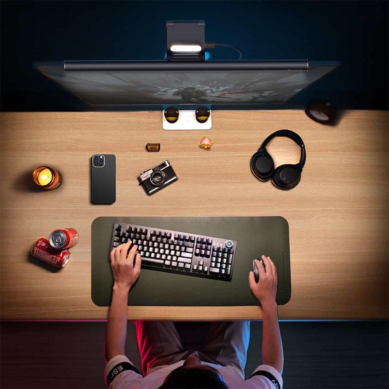 Настольная лампа для компьютера BASEUS I-Wok2 Asymmetric Light Source Screen Hanging Light LED Black (00000065987_1) - фото 5 Настольная лампа для компьютера BASEUS I-Wok2 Asymmetric Light Source Screen Hanging Light LED Black (00000065987_1) - фото 5