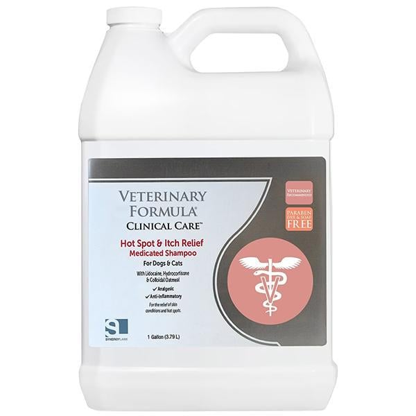 Шампунь Veterinary Formula Hot Spot&Itch Relief Medicated с лидокаином для собак и кошек 3,8 л