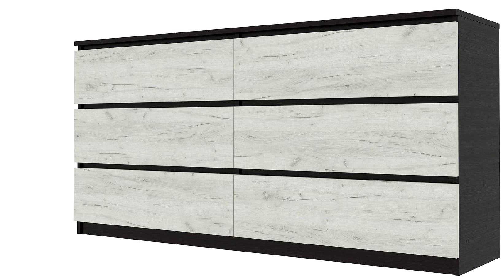 Комод Мастер Форм Брайт 1500х376х730 мм Венге магия/Дуб крафт белый (20076) - фото 4 Комод Мастер Форм Брайт 1500х376х730 мм Венге магия/Дуб крафт белый (20076) - фото 4