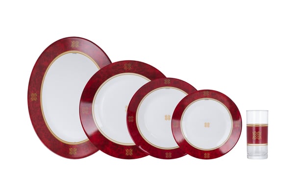 Столовий сервіз Luminarc Essence Neo Rubis (P5874) 25 пр. Столовий сервіз Luminarc Essence Neo Rubis (P5874) 25 пр.