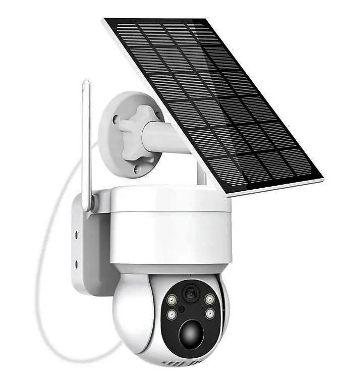 Камера видеонаблюдения ICSEE W06 App 6 mp 360 W c солнечной панелью (12333113)