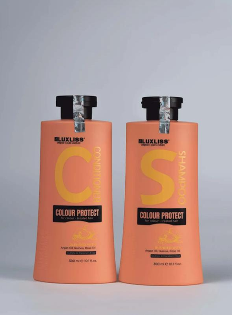 Набір для захисту кольору фарбованого волосся Luxliss Color Protect по 300 мл