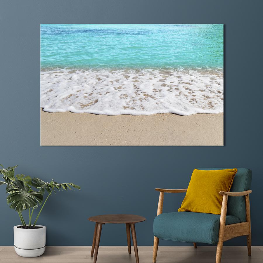 Настенний декор Бирюзовая волна 80x54 см (1837-1)