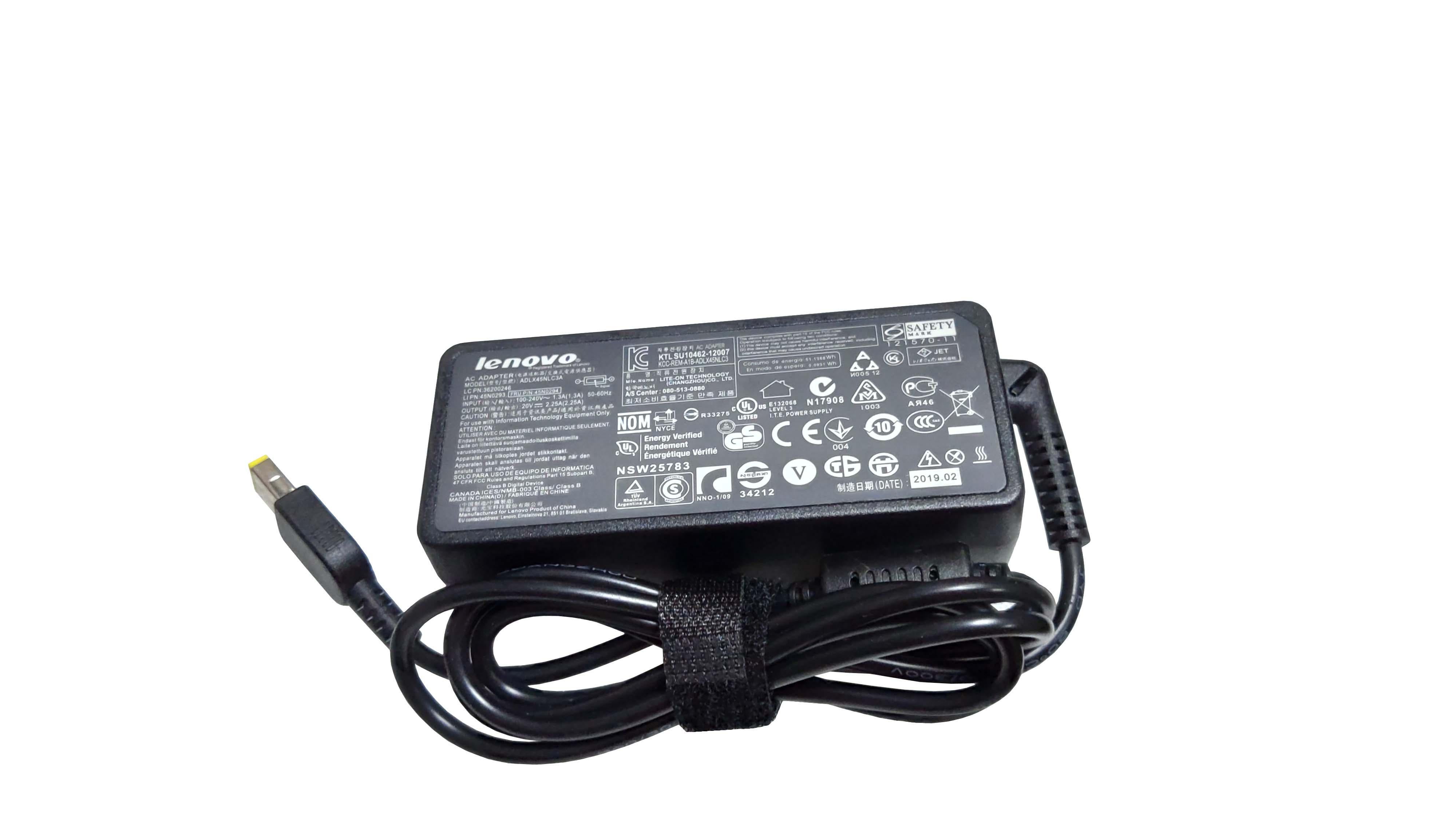 Блок питания для ноутбука Lenovo Yoga ADLX45NLC3A 45W 20V 2,25A (057501)