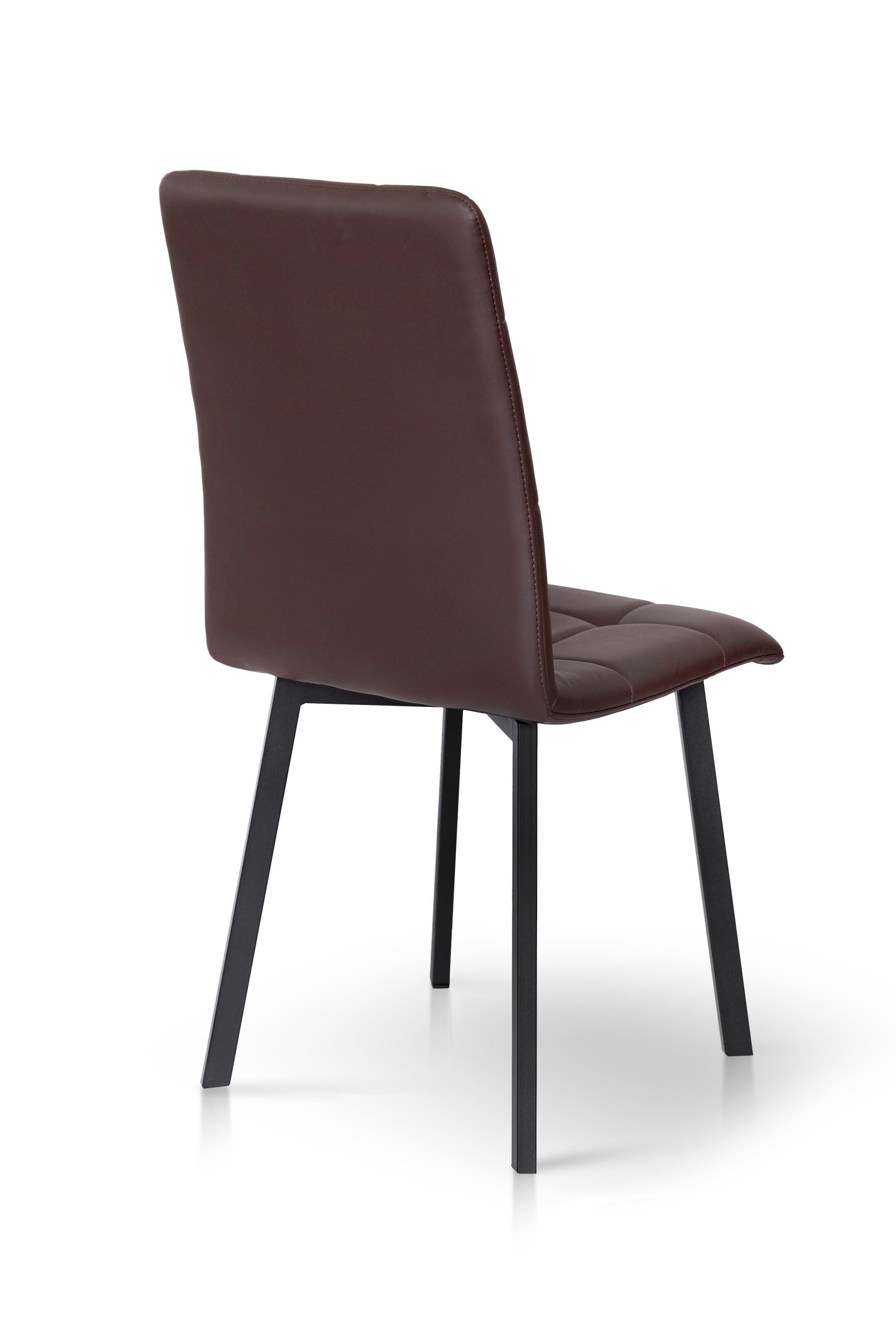 Стілець для кухні та вітальні Фіджи Трініті 450х960х530 мм Чорний/Коричневий (GAА0050900) - фото 3 Стілець для кухні та вітальні Фіджи Трініті 450х960х530 мм Чорний/Коричневий (GAА0050900) - фото 3