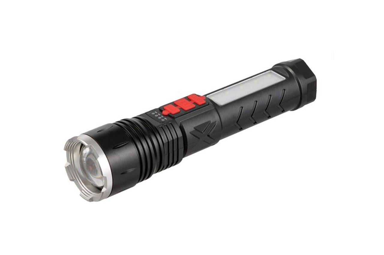 Ліхтар ручний Intertool 2+10 Вт x 650 Лм x 1800 мAч 6 (LB-0125)