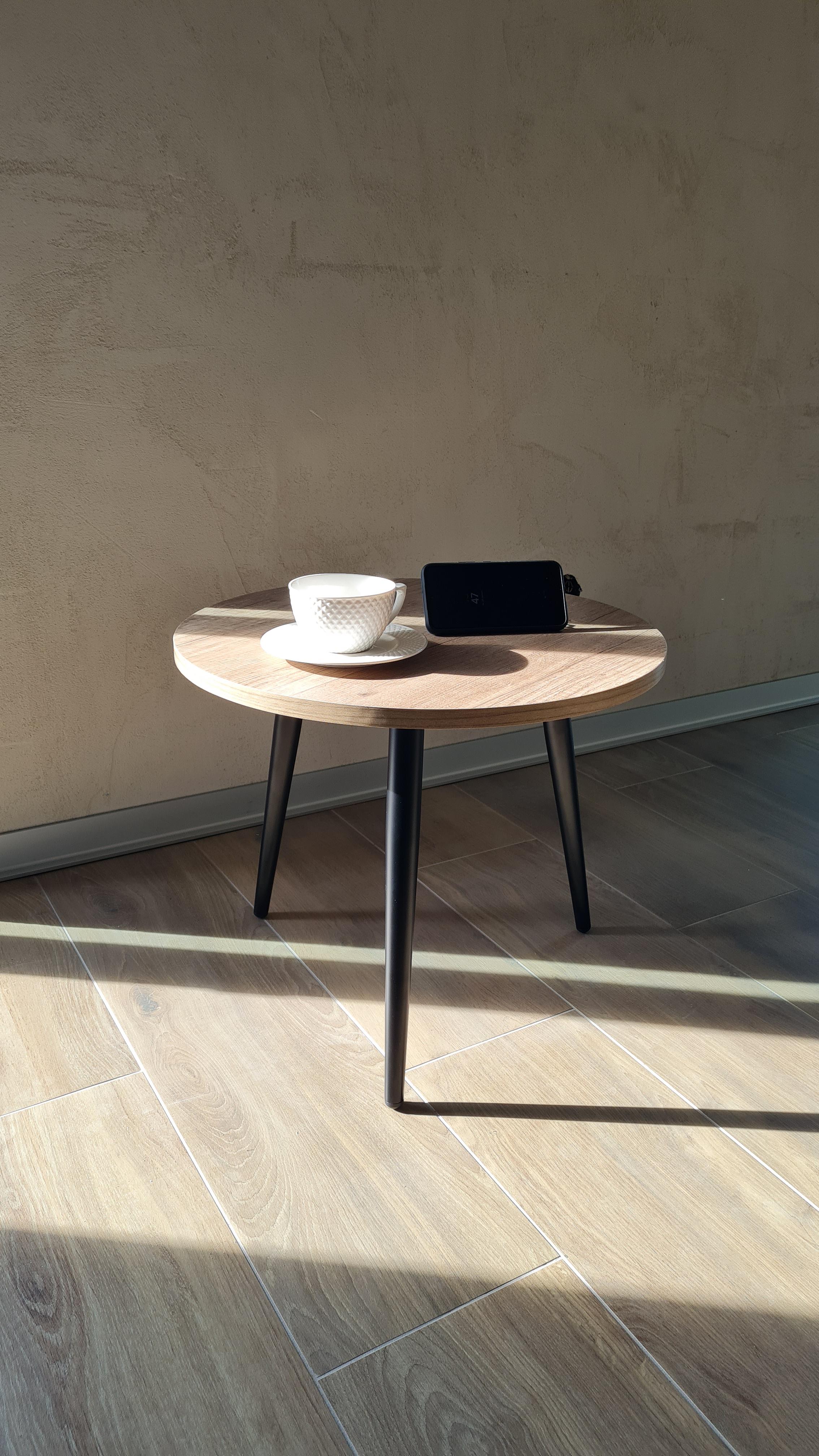 Журнальний столик Olar Round 600х430 мм Дуб Натуральний (51113) - фото 8