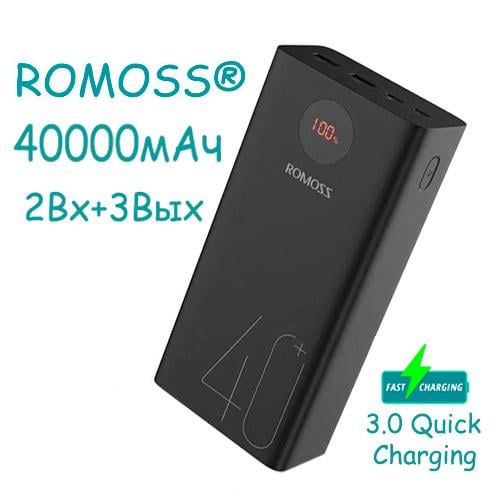 Портативний зарядний пристрій Romoss Zeus PEA40 (252-19fd7) - фото 6