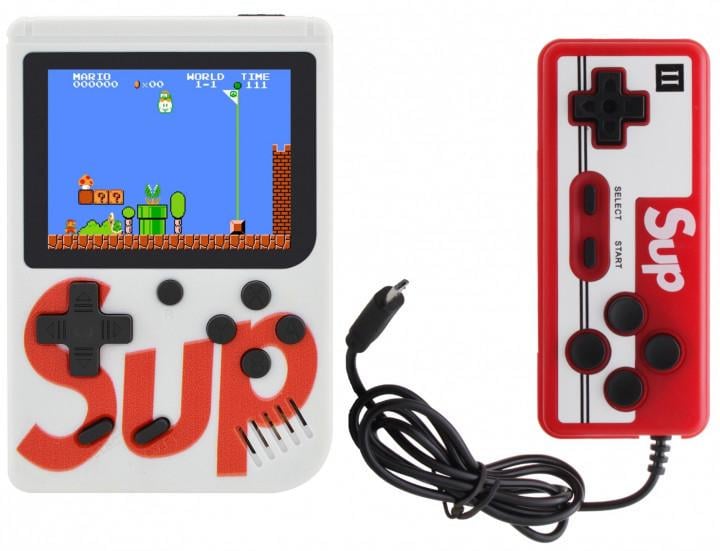 Портативная игровая консоль Game Sup 8283 с джойстиком на 400 игр White (10778990)