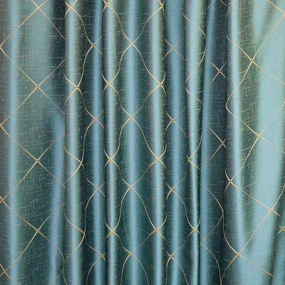 Тканина портьєрна жакардова IDEIA Нео V-805 3,0 м Бірюзовий (2200004122861)