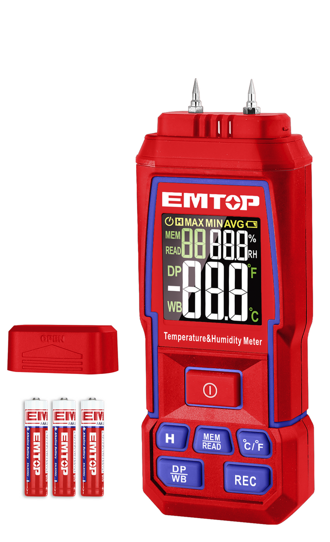 Влагомер для древесины EMTOP EMNN35031