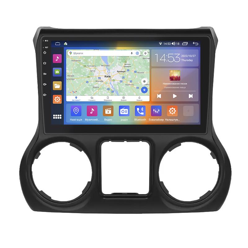 Автомагнітола штатна Lesko 4G/CarPlay/GPS/Wi-Fi для Jeep Wrangler III JK 2007-2018 IPS 2/32Gb 10" (1752639460)