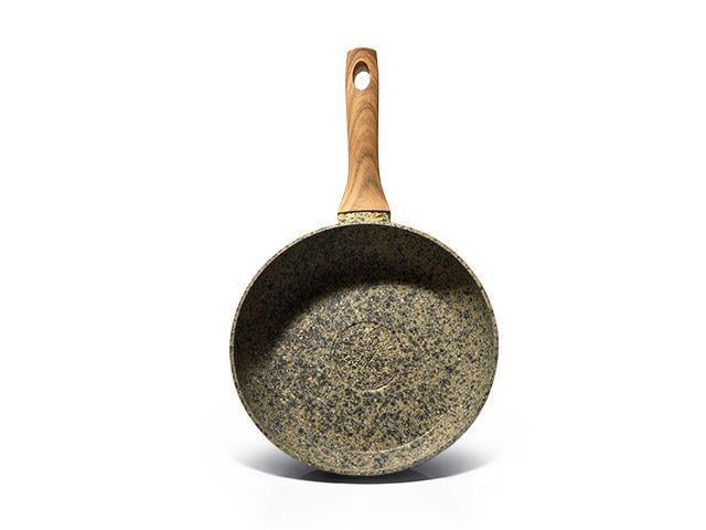 Сковорода Fissman Monblane Stone 24х4,9 см алюмінієва з кам'яним антипригарним покриттям (AL-4278.24)