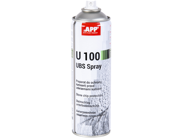 Антигравий в баллончике APP U100 UBS Spray 500 мл Черный - фото 4