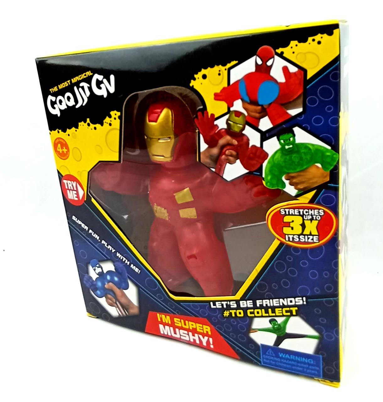 Игрушка-растяжка GooJitCu Marvel Железный Человек 15 см