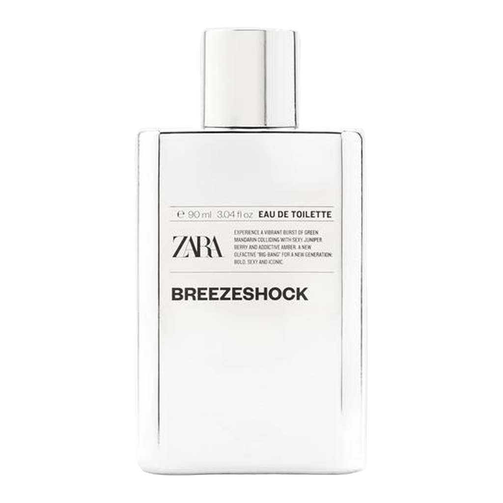 Парфумована вода чоловіча Zara Breezeshock 90 мл (Т000525)