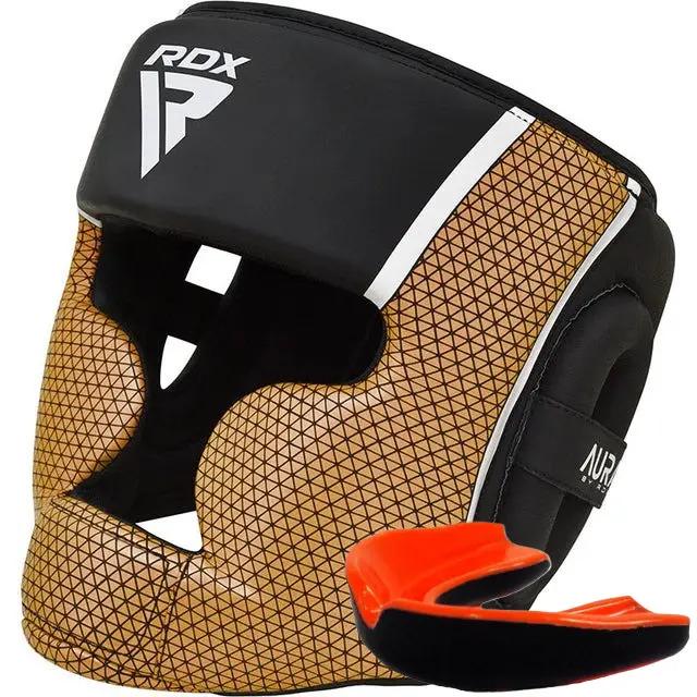 Шлем боксерский RDX AURA PLUS T-17 M Black Golden