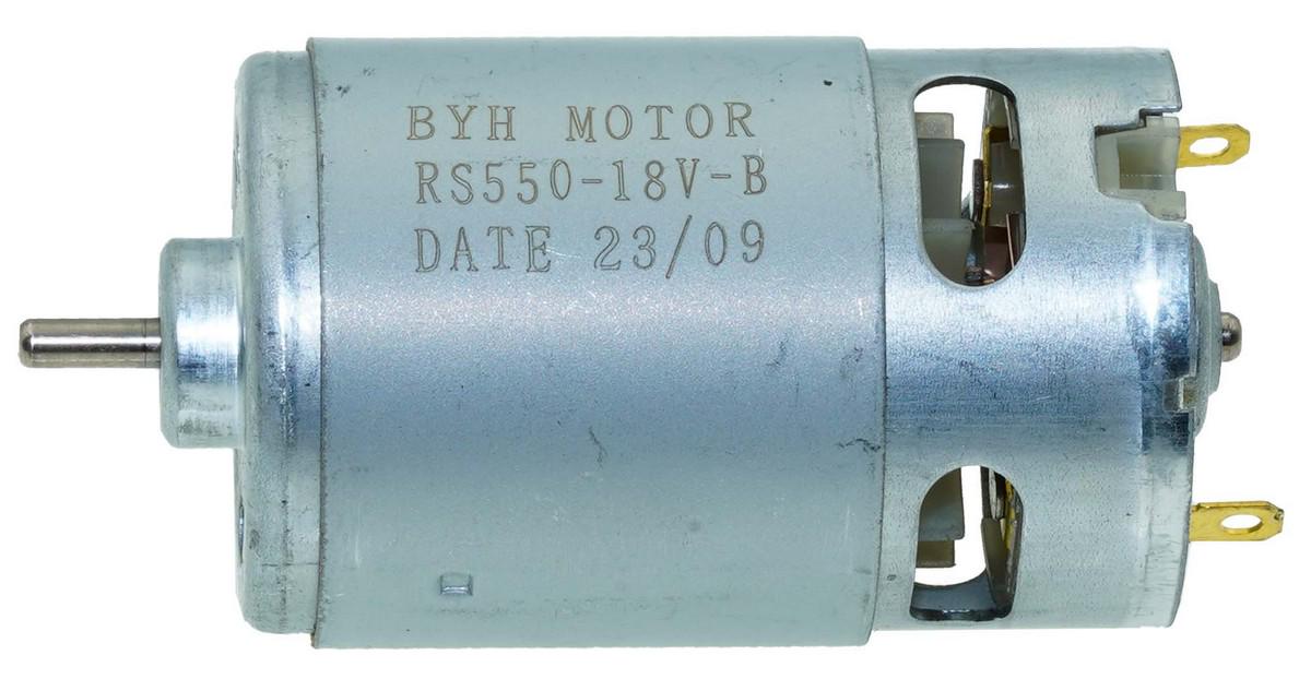 Двигатель шуруповерта 18В d37/h75/dвала 3,2 мм/шлиц (шур157)