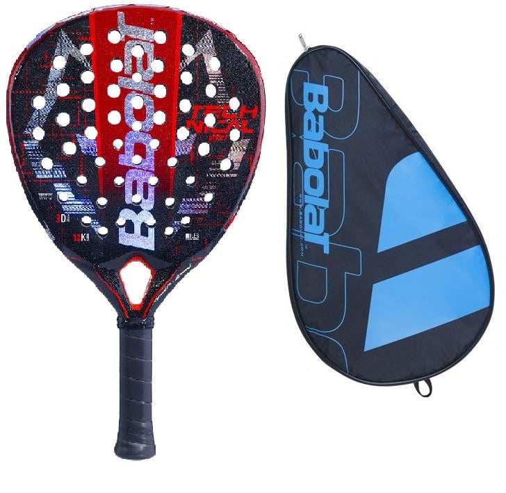 Ракетка для паделу Babolat Technical Viper Juan Lebrón 2024 з чохлом Червоно-чорний