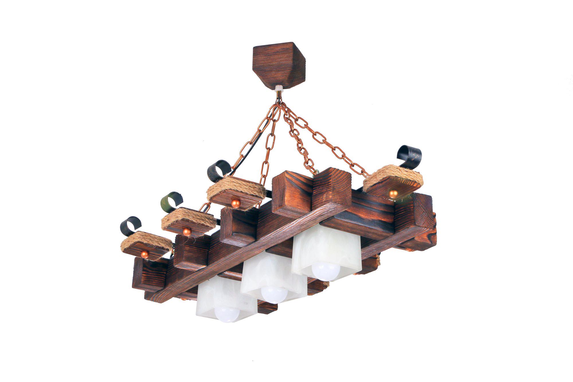 Люстра Sirius S7106/3 на 3 плафона Темный обжиг (000019287)