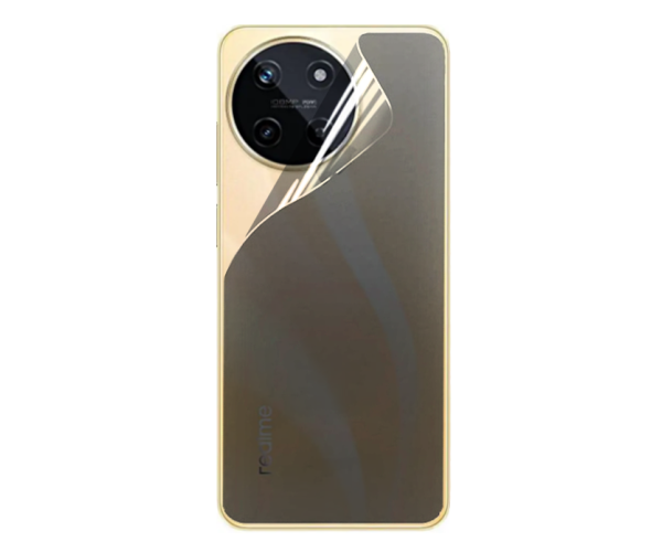 Пленка противоударная гидрогелевая Hydrogel Film для Realme 11 4g на заднюю панель Transparent