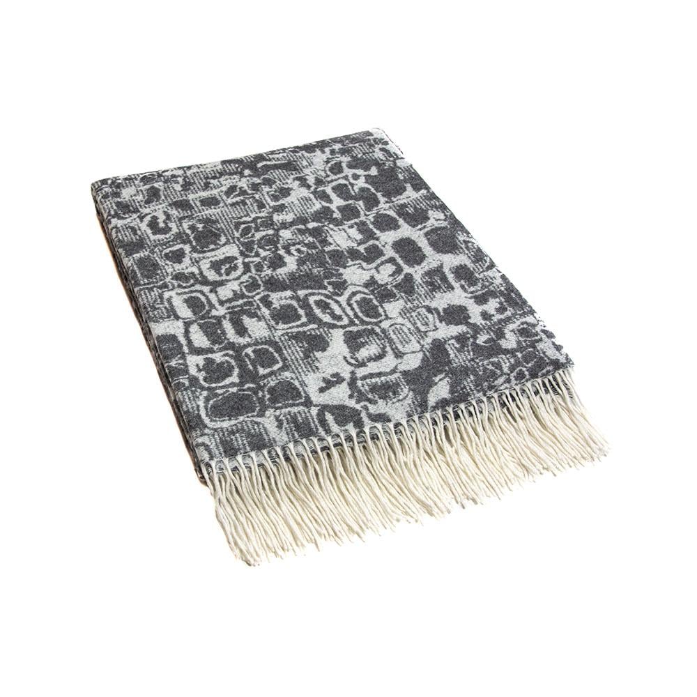 Плед жаккардовый Vladi Сан-Ремо Камешки 140х200