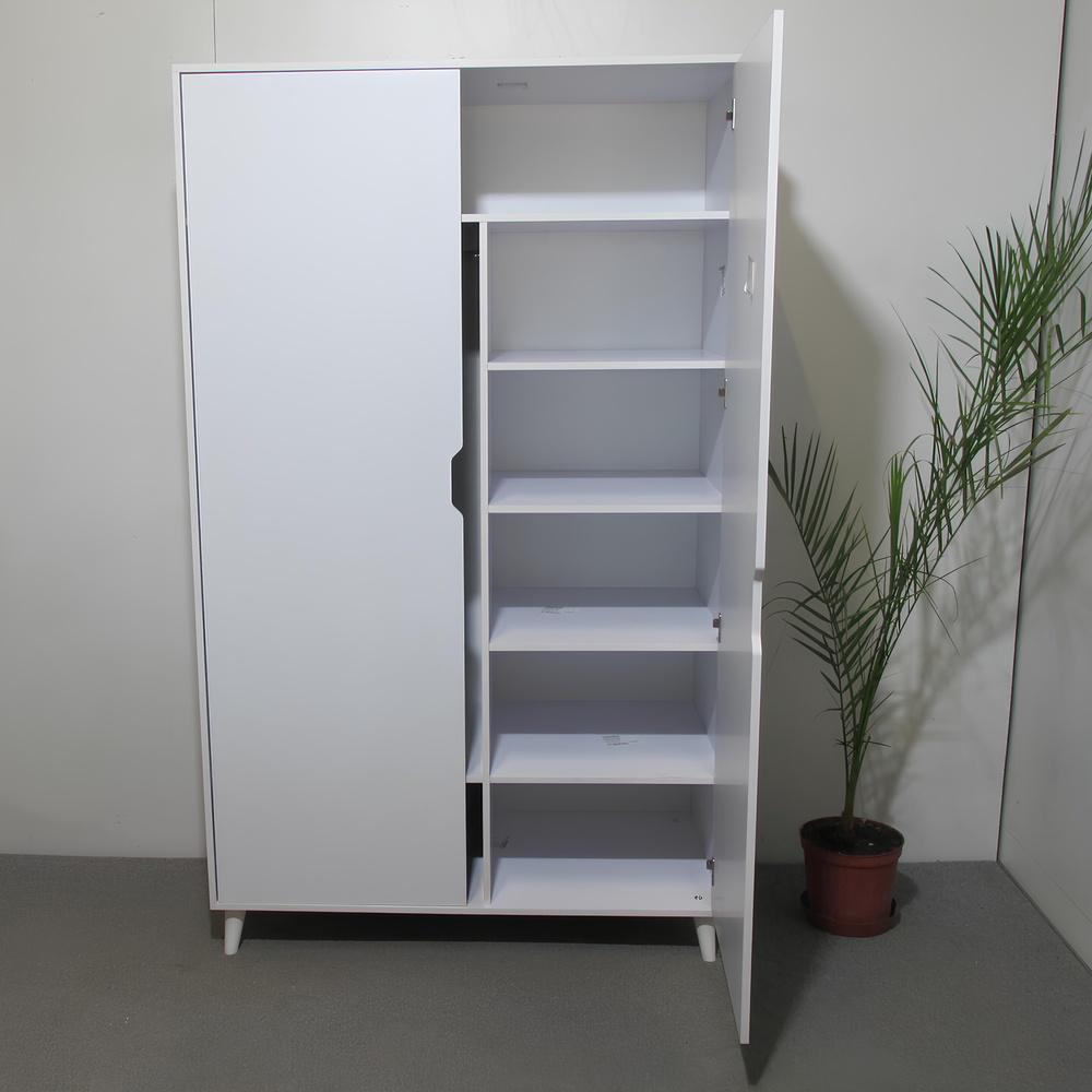 Шкаф двухдверный М-Зон Борн 1200 Дуб Артизан/Нимфея Альба (MZN-031054) - фото 8 Шкаф двухдверный М-Зон Борн 1200 Дуб Артизан/Нимфея Альба (MZN-031054) - фото 8