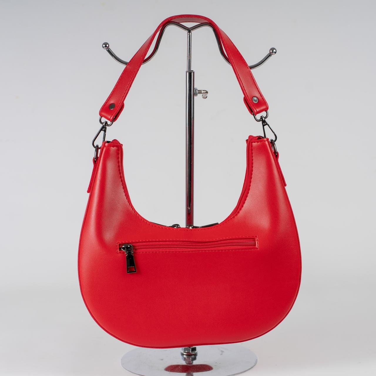 Сумка жіноча багет XENIA № 30-24 Червоний - фото 4 Сумка жіноча багет XENIA № 30-24 Червоний - фото 4