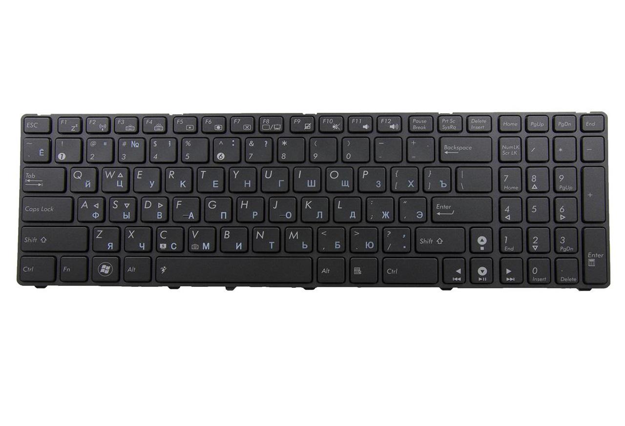 Клавиатура для ноутбука Asus A53 A53Sm с подсветкой клавиш матовая (04GNV32KRU00)