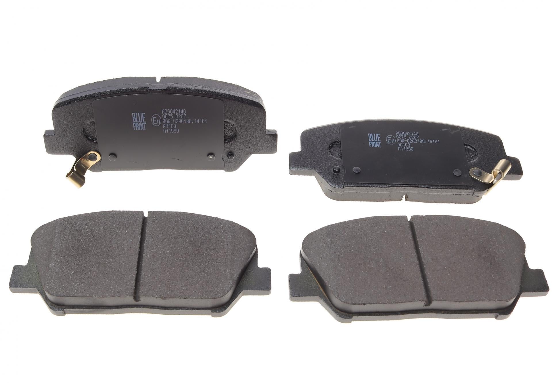 Колодки тормозные передние BLUE PRINT Hyundai i30/Veloster/Kia Ceed/Optima 11- (ADG042140 BLUE PRINT)