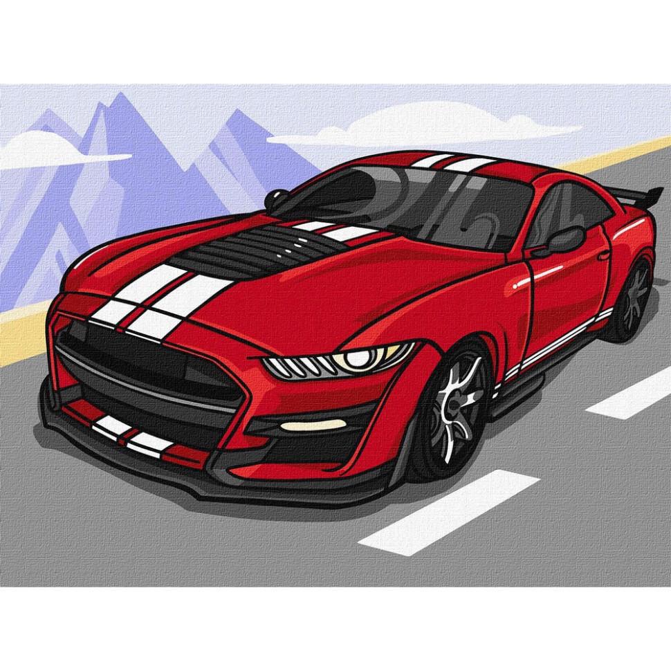Картина за номерами Ideyka Круте авто KHO1202 30х40 см (RLT54058)