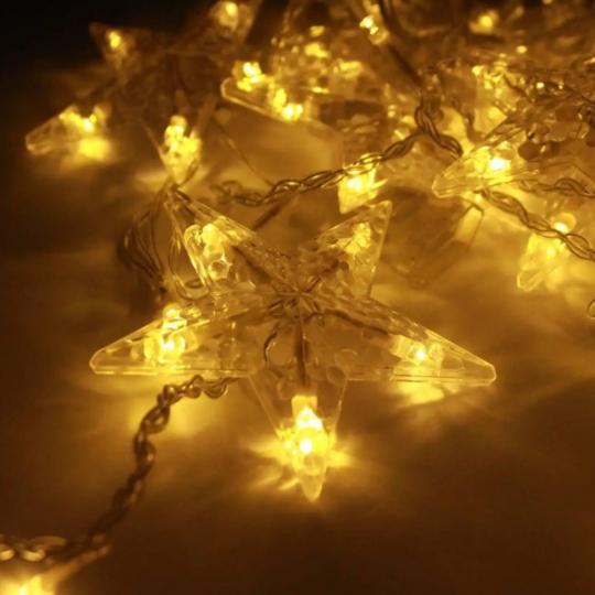 Гірлянда-штора світлодіодна Зіроньки 140 LED з ПВХ від електромережі 3,2х0,6 м Жовтий (150-81-9133-033) - фото 5 Гірлянда-штора світлодіодна Зіроньки 140 LED з ПВХ від електромережі 3,2х0,6 м Жовтий (150-81-9133-033) - фото 5