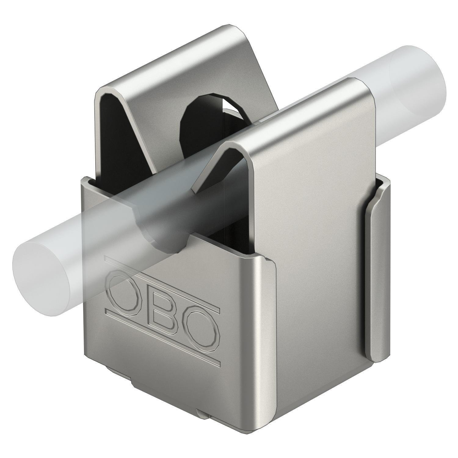 Держатель безвинтовый OBO bettermann прута ø 8 мм М8 24,2x33,4x22 мм нержавеющая сталь (5207347)