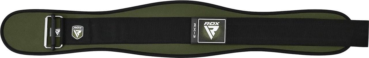 Пояс для важкої атлетики RDX RX3 EVA Curve неопреновий Army S Green - фото 9