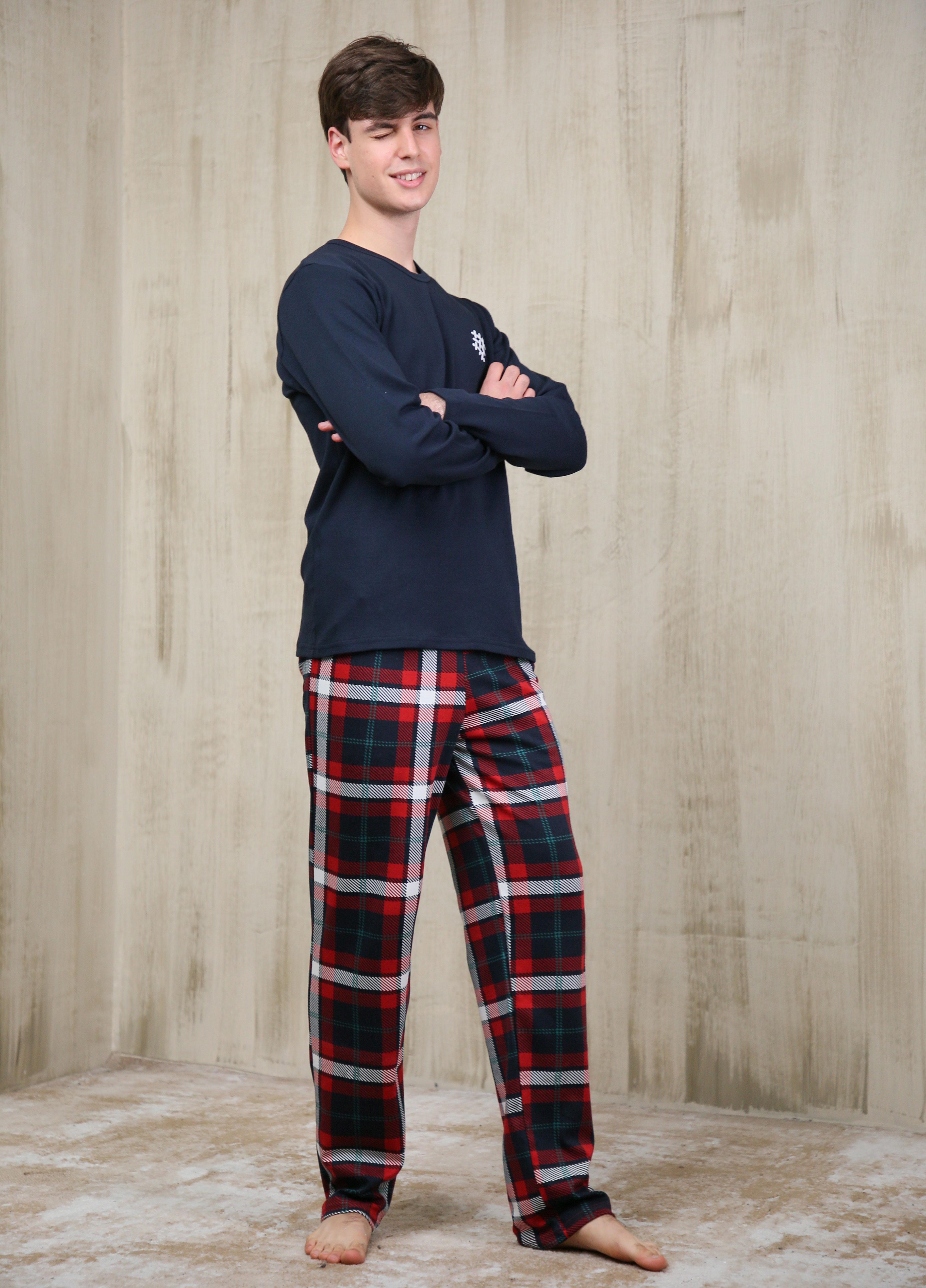 Піжама чоловіча Наталюкс L Темно-синій (9416103249731) - фото 2 Піжама чоловіча Наталюкс L Темно-синій (9416103249731) - фото 2