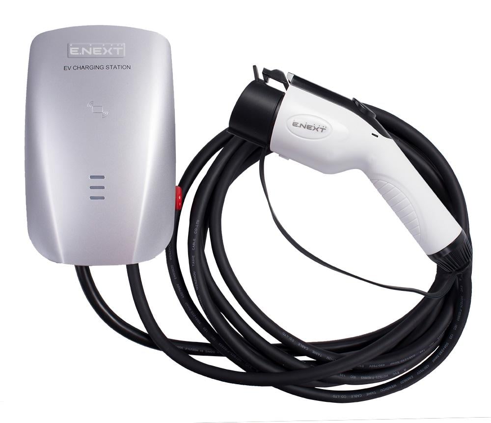 Зарядная станция для электромобиля E.NEXT e.charge.stand.7T1C 1Ф 7,4кВт 32А 230В Type 1 кабель 5 м IP54 (s085202)