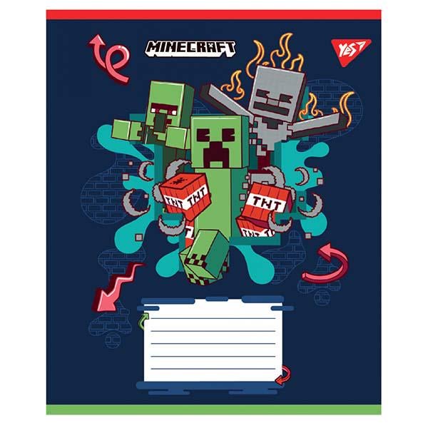 Тетрадь в косу линейку Minecraft Heroes 12 листов (ЦБ-00034362)