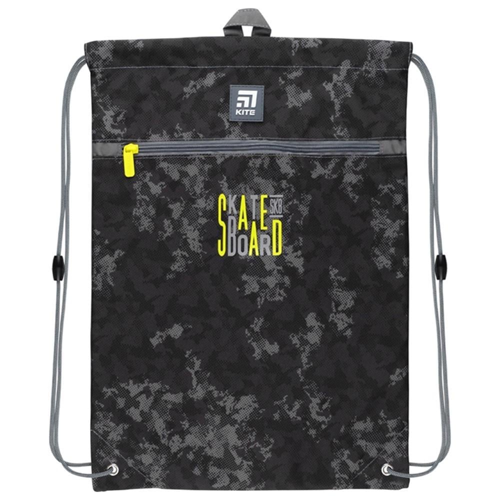 Сумка для обуви с карманом KITE Education Skateboard (K22-601M-6)