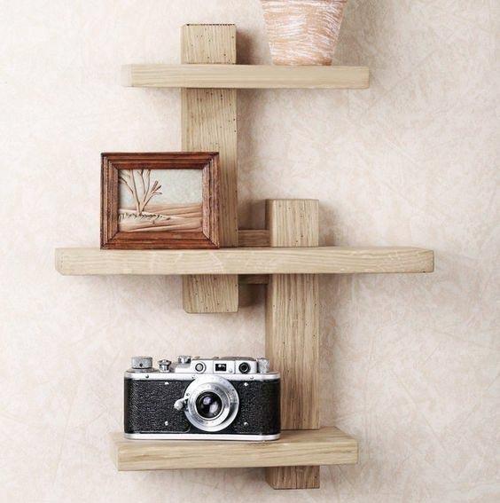 Полка для ванной из дерева Кельберг Бланже (ВНП/016301)