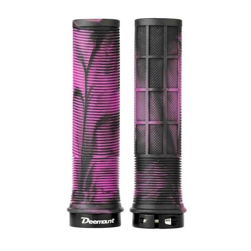 Грипсы для велосипеда Deemount Фиолетовый/Черный (29355045)