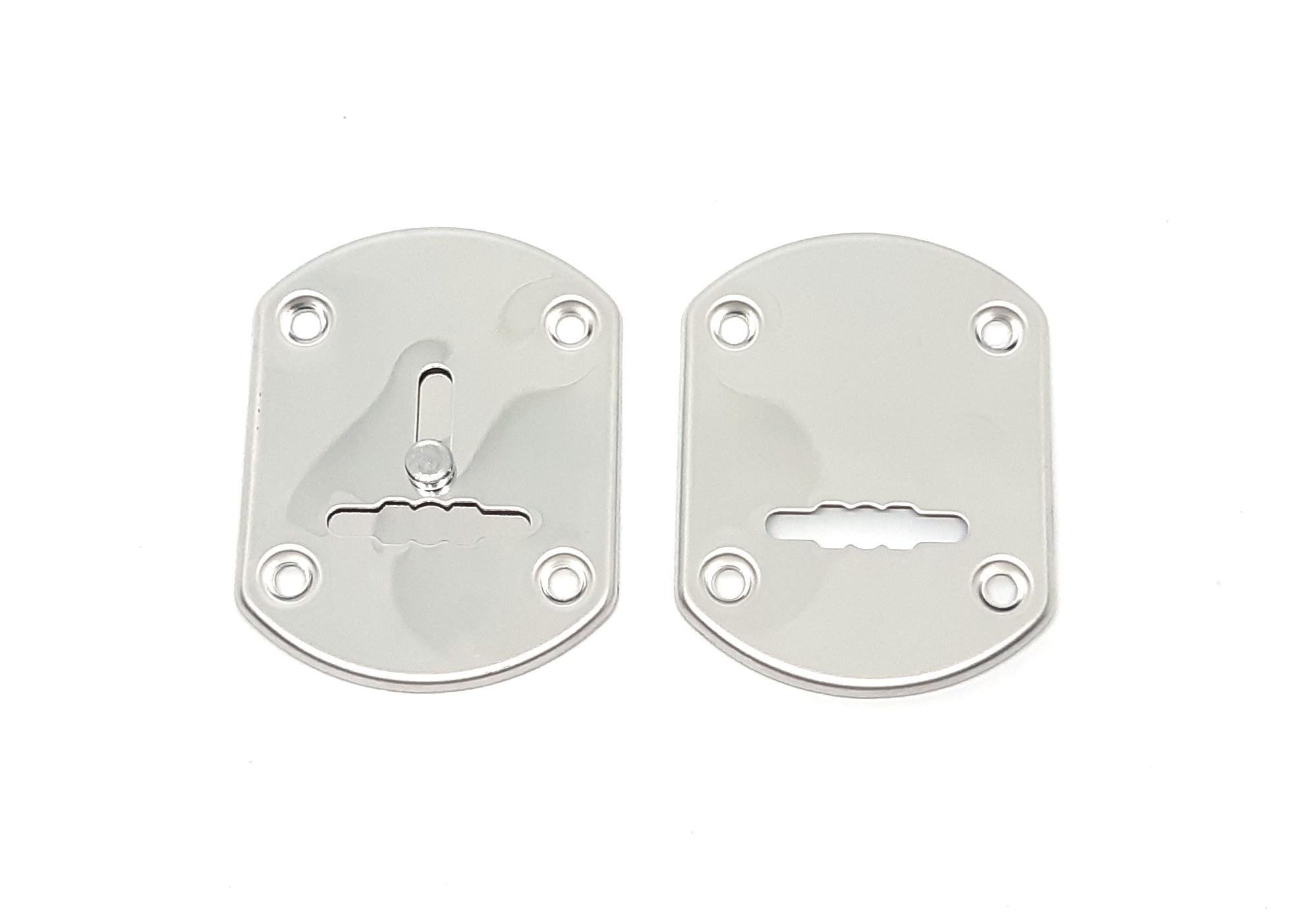 Комплект накладок під сувальдний ключ 917CP Хром полірований (T917CP) Комплект накладок під сувальдний ключ 917CP Хром полірований (T917CP)