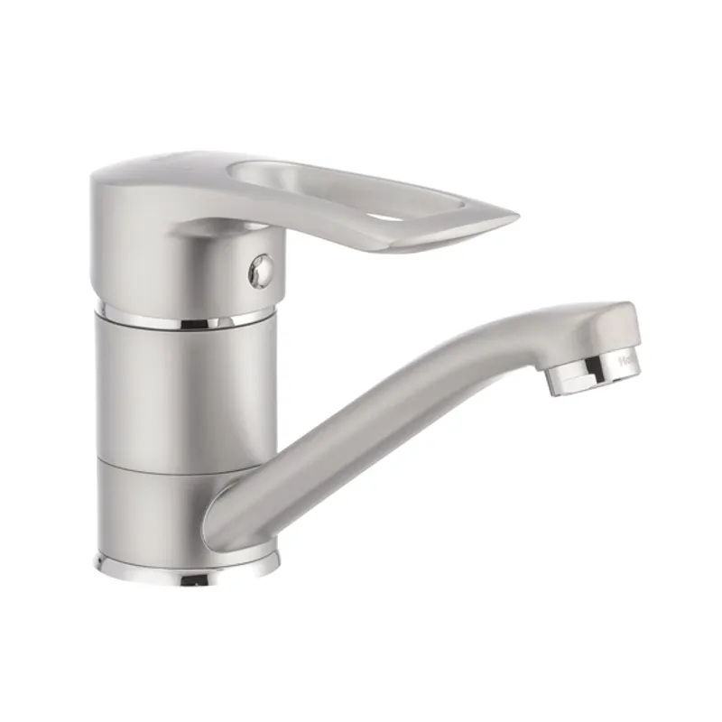 Смеситель для умывальника Haiba Hansberg 004 излив 15 см Матовый (HB0188)