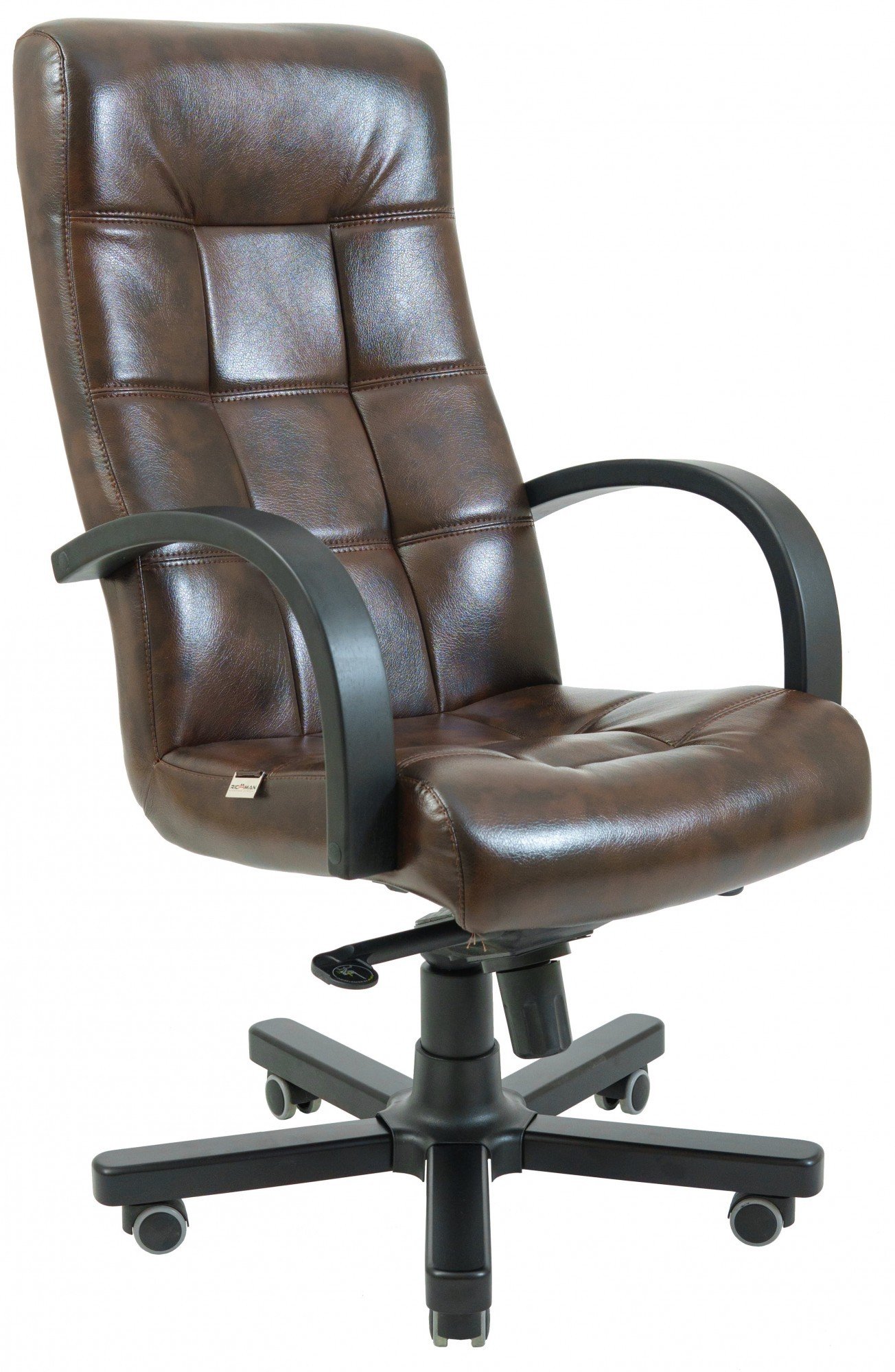 Офисное кресло руководителя Richman Вирджиния Титан Wood М1 Tilt Коричневый (6013ee2eee03ef61f515dde2)