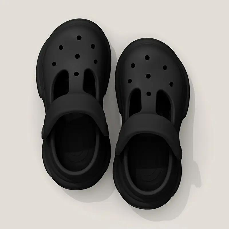 Сабо женские из пеноматериала EVA с амортизирующей и антискользящей подошвой р. 36 23 см Черный (D-0142) - фото 4 Сабо женские из пеноматериала EVA с амортизирующей и антискользящей подошвой р. 36 23 см Черный (D-0142) - фото 4