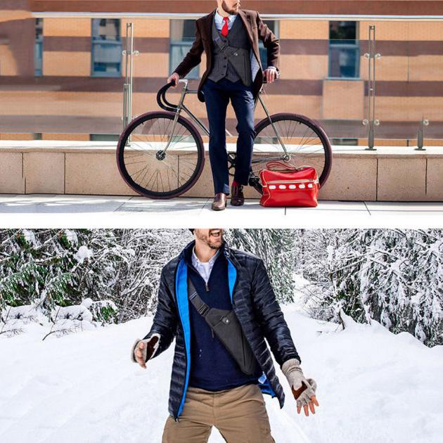 Сумка Cross Body мессенджер из ткани Черный - фото 7 Сумка Cross Body мессенджер из ткани Черный - фото 7